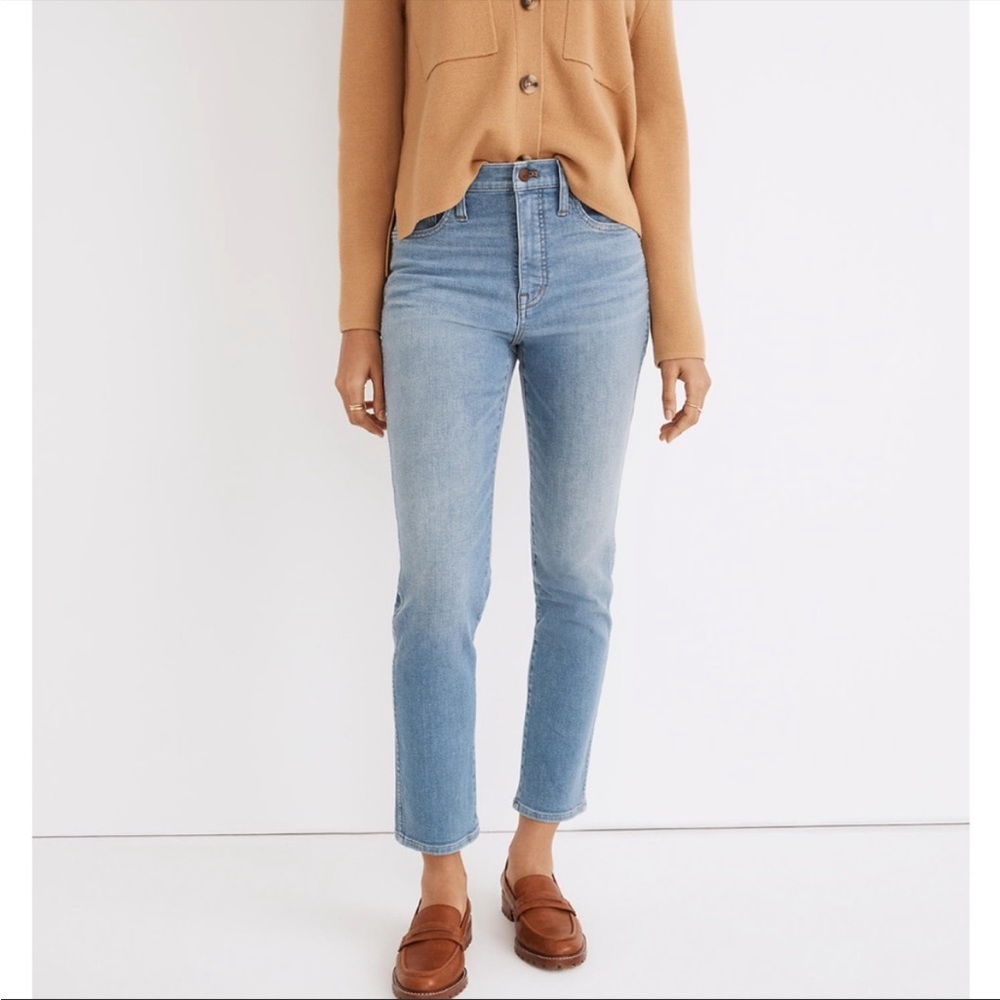 Madewell Stovepipe Jeans in Euclid Wash